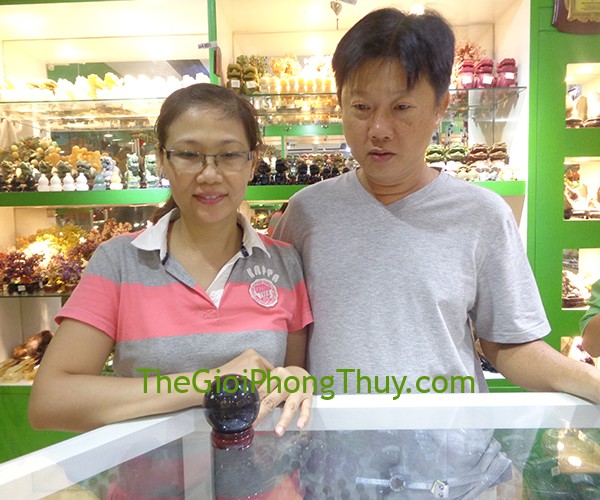 Anh Hùng - Khách Hàng đã mua Quả cầu đá hắc ngà (thạch anh đen) FGM151-F1-2532