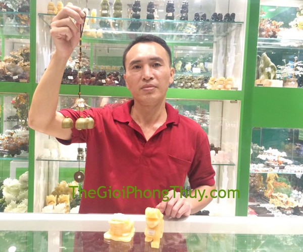 Anh Tú-Khách hàng mua Chuông gió phật bà 5 chuông  FCG1204,Thiềm thừ hoàng long nhỏ FGM022 và Tỳ hưu hoàng long có bờm (5 tấc)  FGM013.