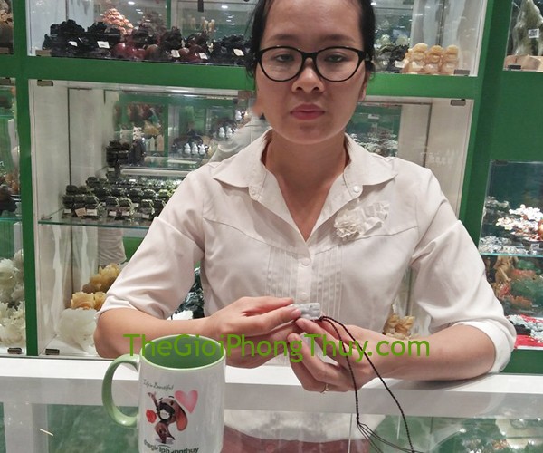 Chị Tươi- Khách hàng mua Tỳ hưu phỉ thúy miệng ngậm như ý FS6329.
