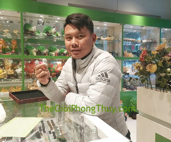 Anh Cường -Khách mua Tỳ hưu phỉ thúy miệng ngậm như ý FS6329