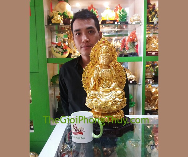 Anh Thuần - Khách Hàng mua Phật Quan Âm vàng trung FH257G