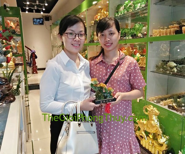 Chị Thoa - Khách mua Gậy như ý xanh ngọc nhỏ - Phú quý như ý FC183A