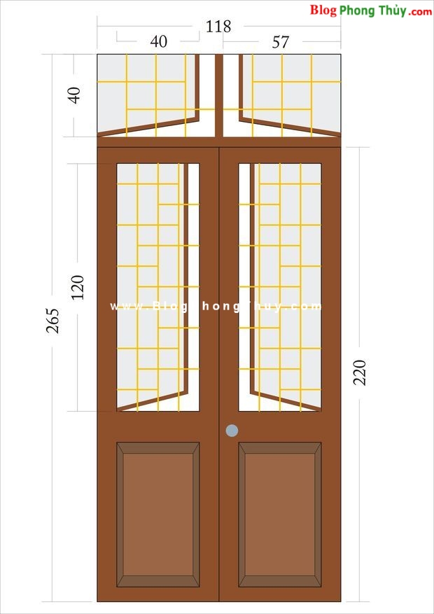 Cửa ngõ, nẻo dẫn khí và đón vận may