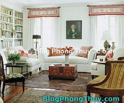 Màu sắc và vận may trong nhà