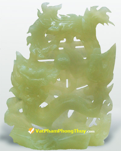 Long Phụng - Rồng Phượng Phong Thủy bằng Thanh Ngọc