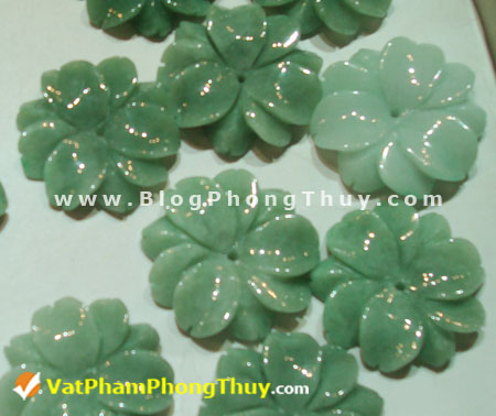 Mặt đeo cổ hoa mẫu đơn ngọc phỉ thúy - vatphamphongthuy.com