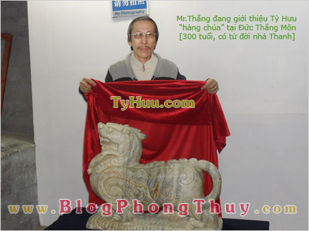Chú Thắng (Mr.Thắng) giới thiệu Tỳ Hưu tại Đức Thắng Môn