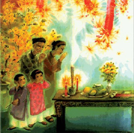 Phong tục cúng lễ giao thừa