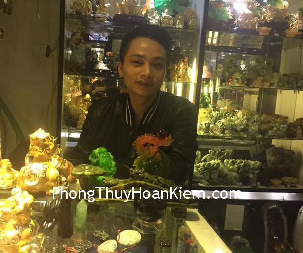 Anh Trường- khách hàng mua Gậy như ý lam ngọc M080