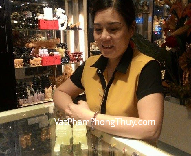 Cô Hà - Khách hàng mua Tỳ hưu thanh ngọc H009