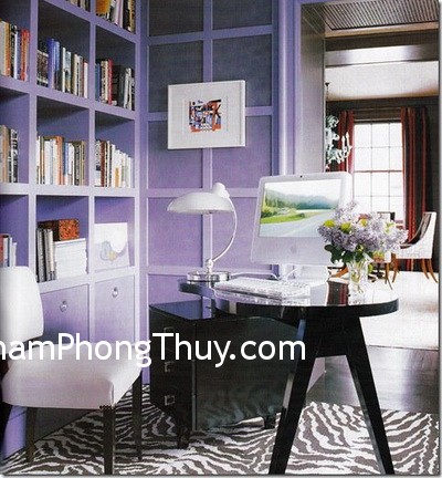 Sức mạnh của màu tím trong phong thủy