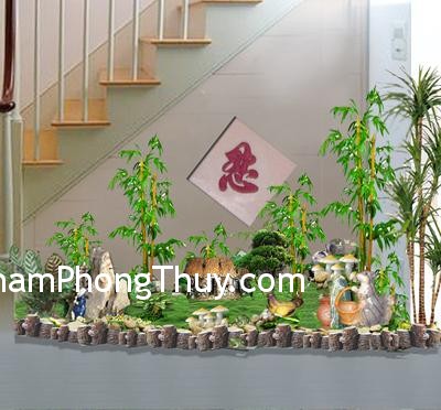 Lưu ý khi đặt hồ cá ở gầm cầu thang trong nhà ở