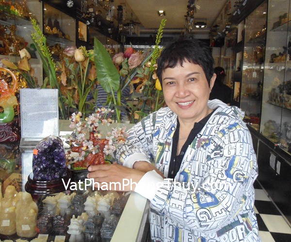 Chị Ngân - Khách hàng mua bông thạch anh tím H089-5544