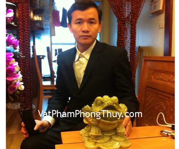 Anh/chị Sáu - khách hàng mua thiềm thừ cẩm thạch CTT-L