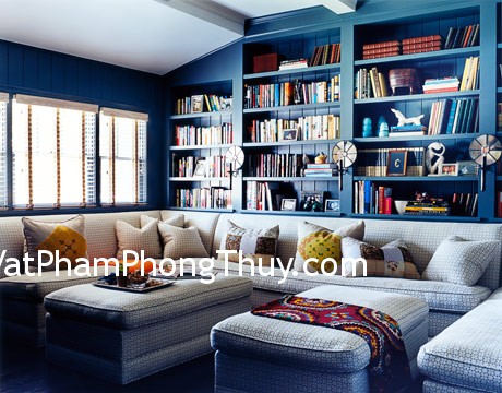 Phong thủy phòng đọc sách mang lại may mắn, thành công