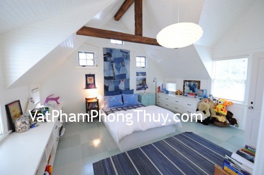 Cách hóa giải cho phòng ngủ nằm dưới xà nhà