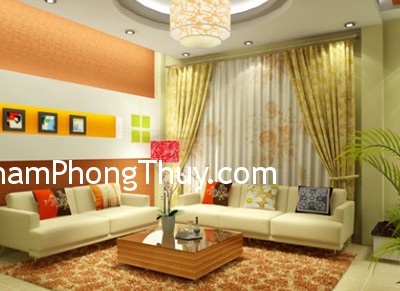 Màu sắc nội thất trong nhà phải hài hòa Âm - Dương