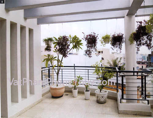 Ban công thuận phong thủy mang vượng khí vào nhà