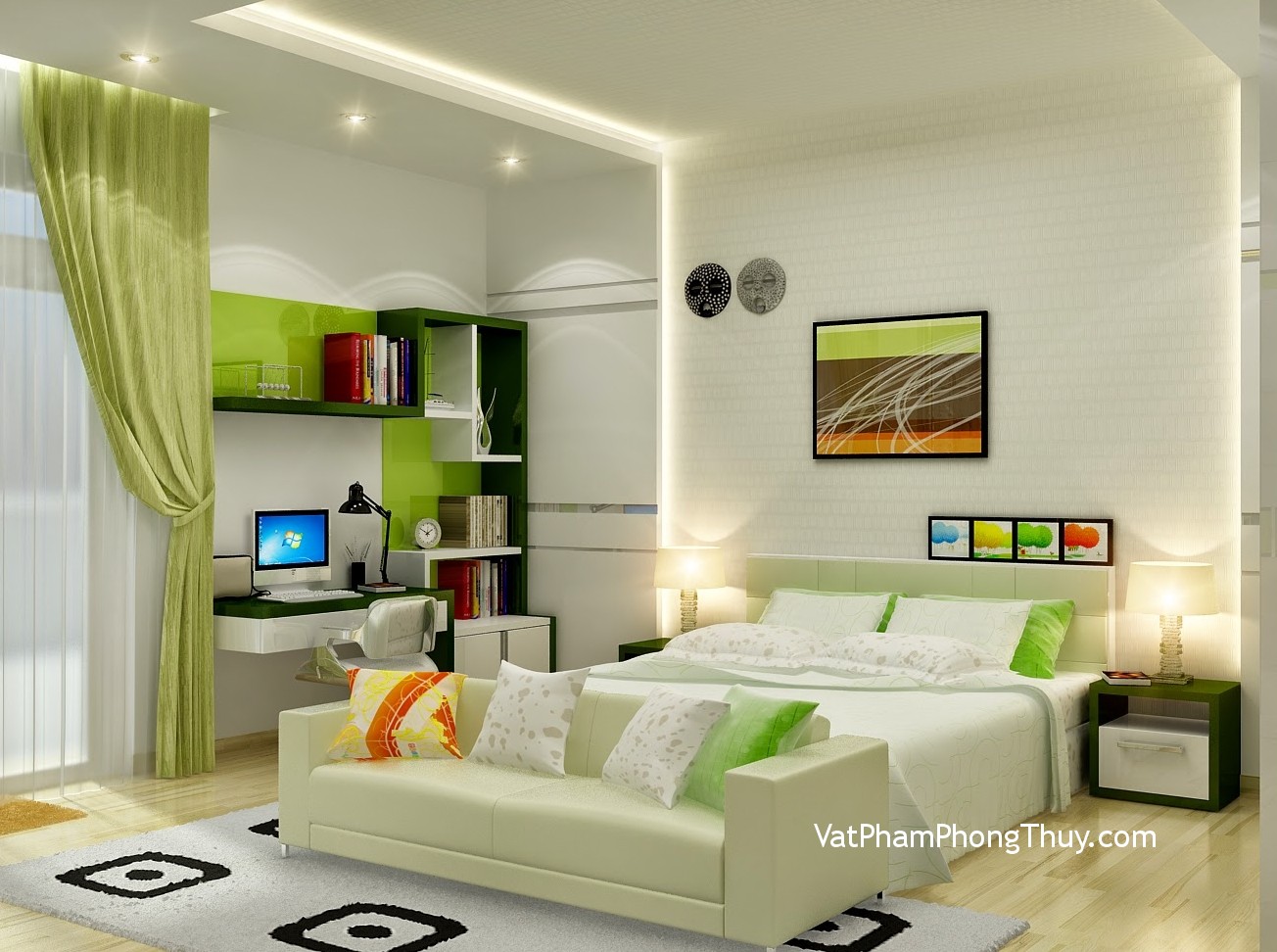 Thiết kế trần thạch cao theo phong thủy
