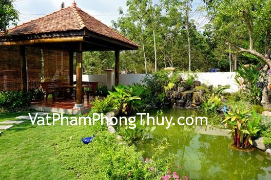 Bố trí thêm cây và nước mang lại may mắn cho gia chủ