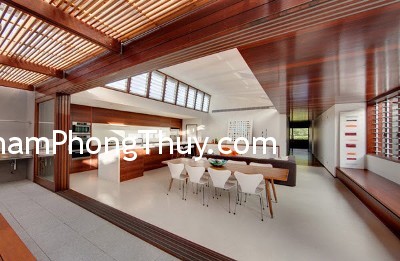 Biện pháp giúp giảm ảnh hưởng của xà nhà trong phong thủy