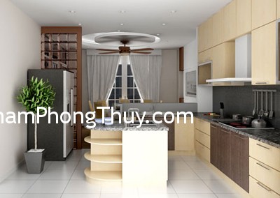 Bí quyết đem lại phong thủy tốt cho phòng bếp