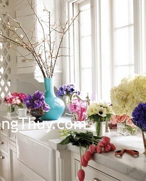 Cắm hoa theo hướng của ngôi nhà