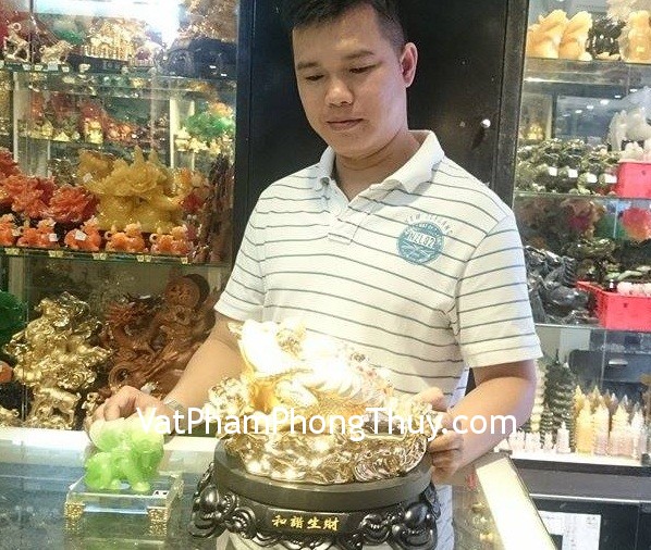 Anh Phương- Khách mua Thiềm thừ vàng A107 và Tỳ hưu xanh H148G