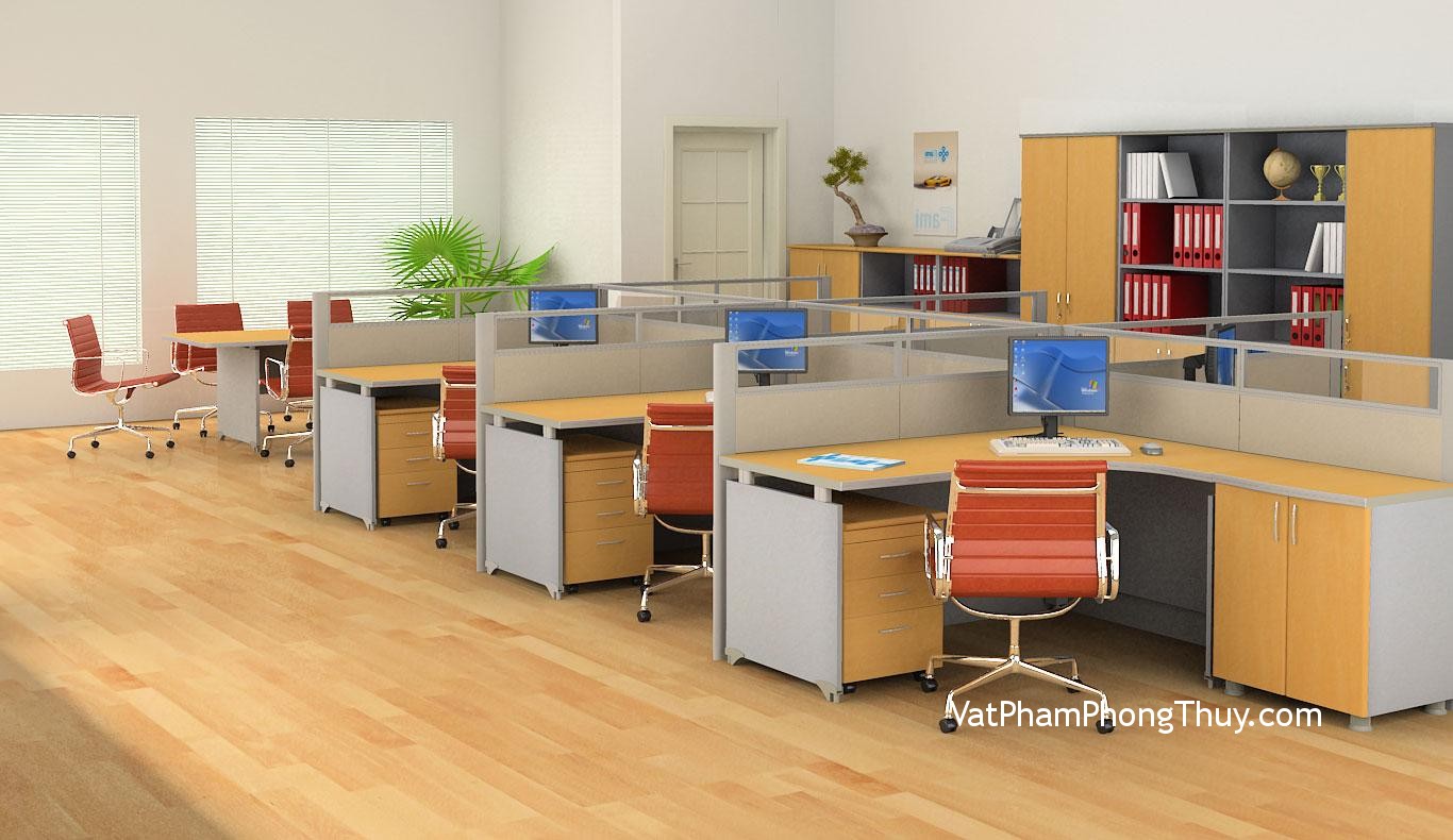 Sắp xếp đồ dùng văn phòng hợp phong thủy