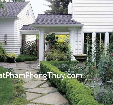 Bài trí lối đi đón vận may vào nhà