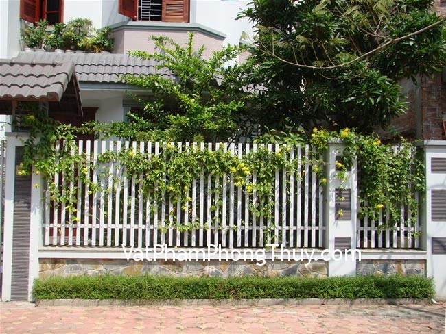 Phong thủy cho tường rào quanh nhà
