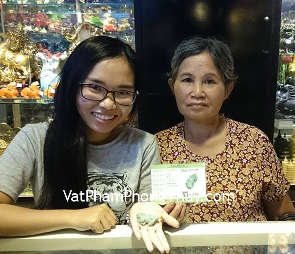 Chị Phụng - Khách hàng mua Tỳ hưu ngọc Myanmar A+ S5151-s1-4658