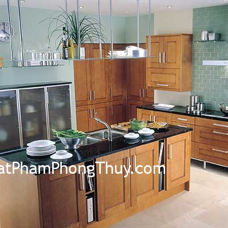 Cách hóa giải cho bếp nấu nhìn thẳng ra cửa chính