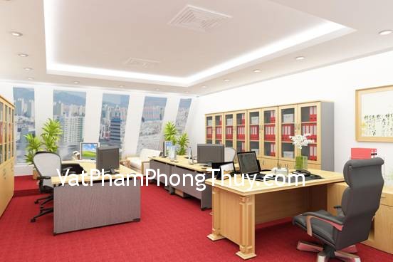 Bàn làm việc tránh quay lưng ra cửa
