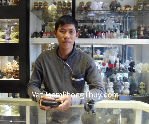 Anh Phúc - khách hàng mua Tỳ hưu Bắc Kinh BKD-S và xâu tiền thắt hoa mai 8 xu CC1130