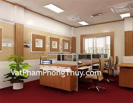 Bài trí văn phòng theo phong thủy
