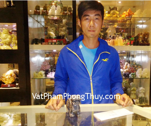 Anh Huy - khách hàng mua Tỳ hưu Bắc Kinh đen BKD-M