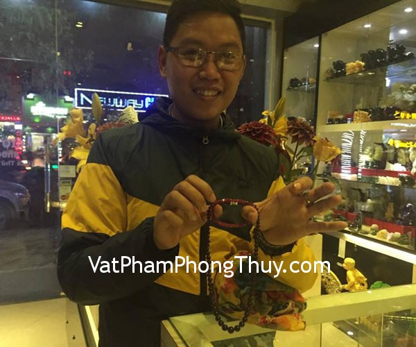 Anh Hiệp -  khách hàng mua vòng tay Ruby và vòng cổ thạch anh tím