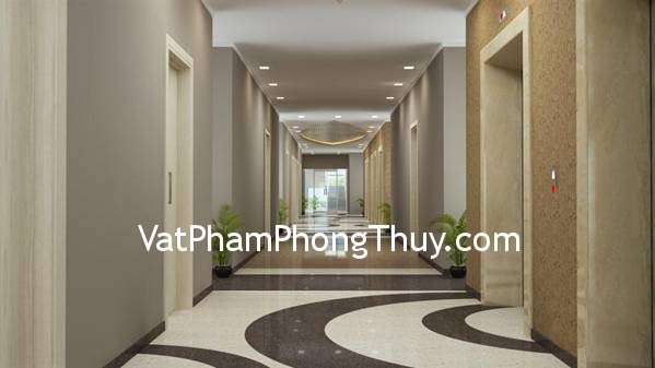 Phong thủy hóa giải cho cửa chính đối diện cầu thang máy