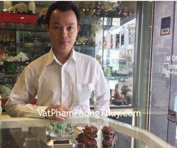 Anh Nam - Khách hàng mua Tỳ hưu nham thạch M078, Đĩa thất tinh đông linh M109, Chuỗi tỳ hưu hắc ngà S6008 và Bát quái lõm nhỏ K1205