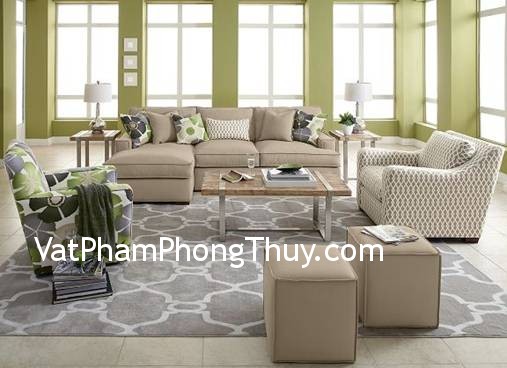 Không nên bố trí sofa dưới xà ngang phòng khách