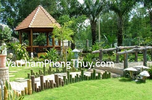 Thiết kế sân vườn chuẩn theo mô hình âm dương hài hòa