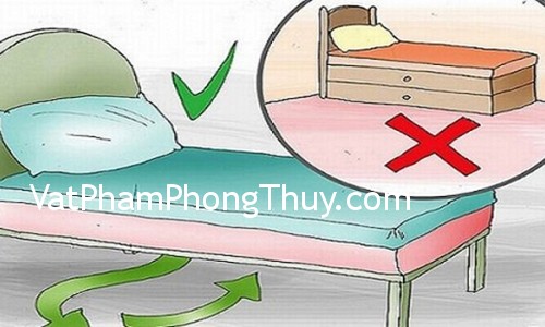 Dưới gầm giường chỉ nên để 1 thứ để hút lộc cho gia chủ