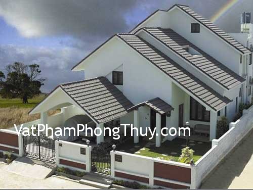 Làm mái nhà theo phong thủy ngũ hành