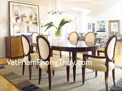 Phong thủy tổng thể cho phòng ăn đem lại may mắn