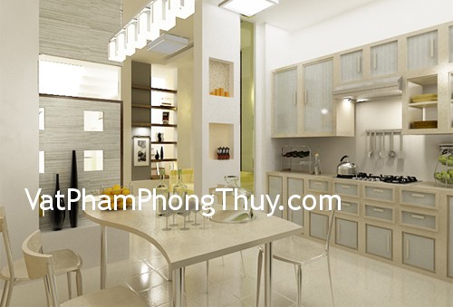 Vị trí đặt bếp thu hút tài lộc vào nhà