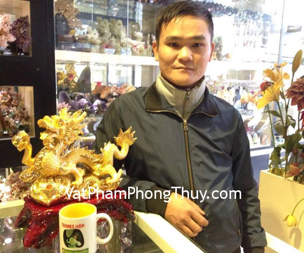 Anh Thản - khách hàng mua tượng rồng G096A