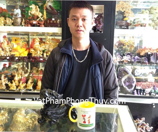 Anh Chinh - khách hàng mua tỳ hưu hắc ngà H010