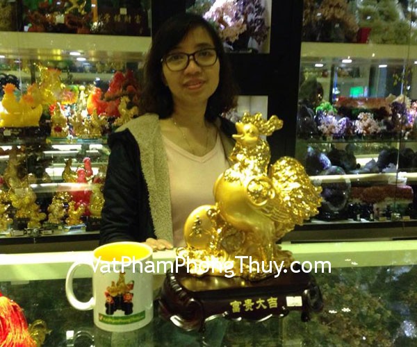 Chị Lê - khách hàng mua tượng gà G043A