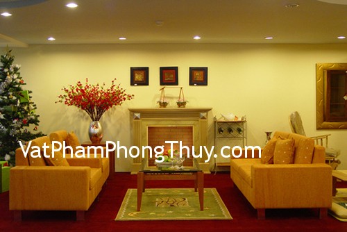 Phòng khách đẹp và hợp phong thủy đón xuân về